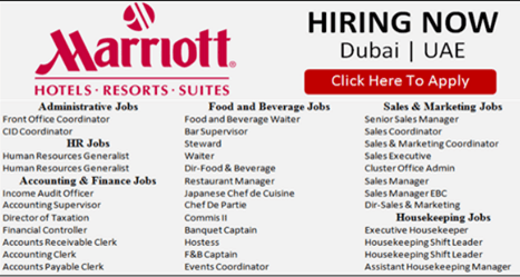 Latest Jobs Hiring At Marriott Hotel Chains In Gulf ...