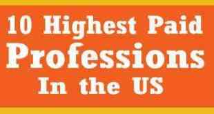 highest paid professions in the US