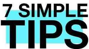 simple tips