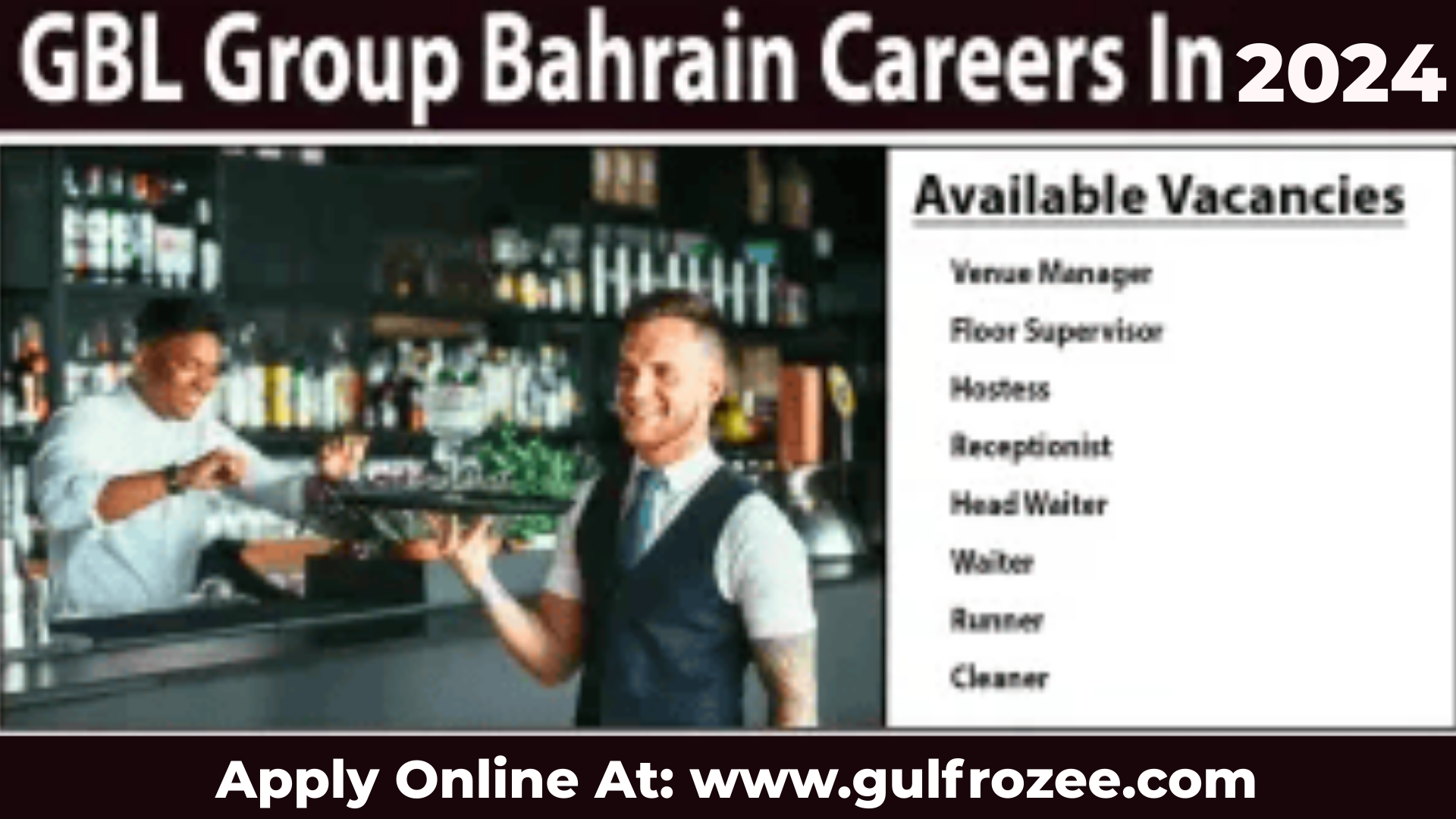 GBL Group Bahrain Careers 2024